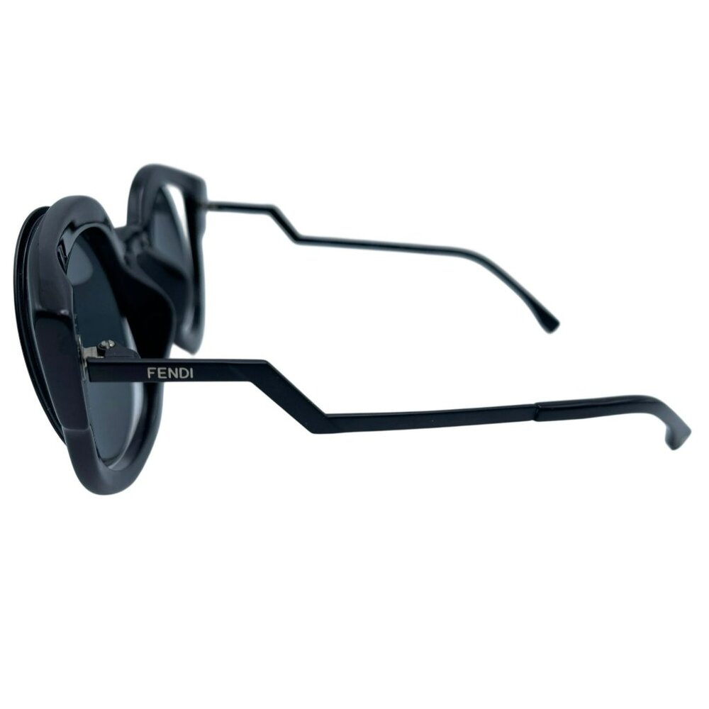 Fendi Paradeyes Black Sunglasses Women Cat Eye Tinted (FF 0137/S) w/Case - Picture 8 of 11